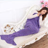 Mermaid Tail Blanket Handmade Crochet