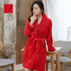 Coral Fleece Thick Long Spa Robe